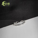 Shixiang Girls Single Ring High-end Exquisite 925 Sterling Silver Butterfly Double Layer Women's Light Luxury Sparkling Diamond Ring Cold Wind Open Double Layer Butterfly Open Ring - Full Body S925 Silver