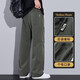 真维斯（Jeanswest）真维斯工装裤子男款潮牌2025春秋季新款宽松抽绳直筒拖地裤休闲裤 jws-9856黑色 均码 m