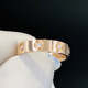 Chuxiao 18k gold ring for men and women rose gold color love classic wide and narrow version couple ring wedding deposit final payment