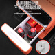 Zhongxiao is specially used for Huawei AITO Wenjie M9 car refrigerator fixed grid beverage cup holder protection silicone pad modification accessories refrigerator grid_2-piece set_4 cup holders amber brown