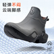 
Blue Gun Shield Rain Shoes Men's Short Sleeve Shoes Men's Rain Boots Anti-Slip Waterproof Shoes Sea-Hunting rubber shoes Fishing Shoes YX1028 44
