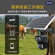 Network Eye Dual Lens Solar Camera Überwachung Kraftlos, kein Netzwerk, lebenslanger Verkehr kostenlos im Freien High Definition Rural Wild Plug-in Mobiltelefon Remote 360 ​​Keine blinden Flecken müssen keine Verbindung zu WLAN herstellen