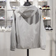 
Li Ning sports windbreaker for women 2025 new group buying series water-resistant cardigan hooded jacket AFDV698 AFDV698-4 quiet gray 3XL