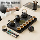 Made in Tokyo, tea set, Kung Fu tea set, tea set, complete set of pots, teacups, high-end black pottery teapot, 17-piece set