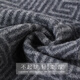 JIUJI Cashmere Scarf Short Men's Winter Thickened Warm Korean Style Men's Small Scarf High-end Gift Box Gray (Short Style)