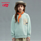 newbalance nb children's clothing 25 years spring new style men's and women's versatile casual sports round neck pullover sweatshirt 7ZF12053 7ZF12053-KH 140 cm
