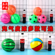 Hanoufei Bola pequeña de 1-3 años Juguetes de fútbol para niños Juguetes Juguetes Kindergarten Baby Inflable Inflable Balls Pequeñas 5 táctiles Táctiles con espinas y cartuchos de respiración