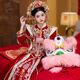 Zhiji xiUhe Kleidung Braut Toast Kleidung 2025 New Engagement Clothing Hochzeitskleid Hauptgalerie High-End-Hochzeitskleid Altes Hochzeitskleid x616 m