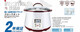
Imported Japanese water-blocking stew Imarflex Ima Two-person ISP-16EG Three-person ISP-18EG electric stew pot 12 people using isp16eg large stew pot 1.6 12162L