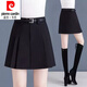 皮尔卡丹（pierre cardin）品牌2024春夏季高腰a字百褶半身裙新款高腰气质百搭显瘦气质时尚 卡其色 9906 L 105斤-115斤