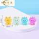 Cartoon 12 Zodiac Figuren Voller Satz kleiner Desktop -Ornamente Simulation Simulation kleiner Tier Tiger Kaninchen Drache Schlangen Pferd Schaf Hähne Hunde Hund Schwein Leuchtende 12 Zodiac 12 Pack