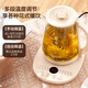Chigo health kettle multi-functional household small office water boiling fully automatic thickened glass tea maker scented tea and fruit tea kettle electric kettle off-white standard 1.8L