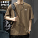 Футболка с коротким рукавом Jeep Spirit Jeep Men's Summer Ice Silk Top Cool Dry Dry Dry Later-Fulte
