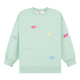 
Zuoxi Girls Sweatshirt Autumn Children's Tops Fashionable 2025 New Autumn Clothes Girls Medium-Grand Children's Clothes Green 120
