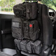 Shantou Lincun Car Back Seat Tactical Storage Bag Car Back Seat Multifunctional Backrest Storage Storage Khaki