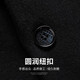 SHANSHAN Shanshan suit men's autumn and winter wool blended business professional single suit thickened warm top men's commuter jacket black 2XL 185