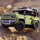 Mppmck kompatibel mit Lego Land Rover Defender Building Block Off-Road-Fahrzeug Erwachsene hohe Schwierigkeitsgrad großer Boy Assembly Toy 421108 1:14 Return Version Land Rover Defender 753+ Granulat