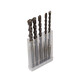 Mnkuhg electric hammer drill bit four pit round handle five drill bit set 13 electric hammer drill bit set