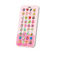 Juke Children's's Smartphone Playing House Toys et Girls Apprend Multi-fonction Early Education Machine Early Education Mobile Phone [Charge + Corde anti-lossage] Poudre de lapin mignon [36 clés 20 000 contenu / rechargeable] + Shell