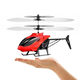 Wanre Induktion Hubschrauberladung, Drop-resistente Induktions-Federung Fernbedienung kleiner Flugzeug-Indoor-Spielzeug-Flugzeug-Kinderspielzeug [rot] Neues verbessertes Drop-resistenter Induktionsflugzeug 90% Must-Buy [Flugzeug + Ladekabel + Fernbedienung.