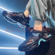 Huilirui 2025 zapatos para hombres de verano Nuevos zapatos de malla transpirable de moda para hombres y versátiles deportes que mejoran la altura y el papá casual F6622 negro [actualización] 41