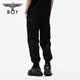BOY LONDON spring couple style large pocket trendy casual workwear woven trousers N34900 black L