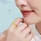 Lukfook Jewelry Gold Ring Loach Back Ancient Method Pure Gold Couple Gift Price F63G0024DS No. 15 - About 3.78g