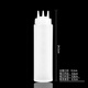 FANCYCHIC 976 three-hole squeeze seasoning bottle three-hole squeeze sauce bottle commercial stall squeeze bottle commercial three-hole squeeze white three-hole sauce bottle * 650 # ml (pack of three)