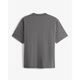 ABERCROMBIE / FITCH [heavy Henry Shirt] Men's 25 summer classic little elk loose short-sleeved T-shirt KI124-5188 dark gray S (175/92A)