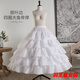 Gu Xicen Lolita bustle long flower wedding large fish bone support super puffy adjustable princess tutu skirt wedding dress petticoat support four circles 95cm