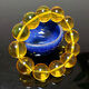 Shuque authentic amber bracelet, natural men's and women's Burmese gold amber bracelet, water purification new Buddhist beads fidelity amber, gold amber 12MM*16 women's