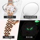 
OLEVS Swiss certified brand watch women's fully automatic mechanical watch fashion temperament women's watch hollow women's watch gift OLEVS-6636-Rose steel white surface