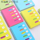 
Notebook with classification label A5 coil book color spiral book thickened rollover PP office classification A5 medium size 14cm*21cm red 687