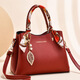 Bo Na Ling wedding bag bride's portable cross-body bag mother's bag Qiji red large capacity New Year's Eve gift for wife and mother handbag burgundy