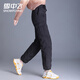 Flying in the snow straight down pants for women 2025 new overalls cold-proof and warm high-waisted leggings slim winter trousers black L (170) /115-130Jin Jin equals 0.5 kg
