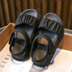 Zifeiyou (ZIFEIYOU) girls sandals summer sports 2025 new sandals baby girl princess style anti-slip soft sole comfortable xd-723 black 27 / inner length 16.8cm