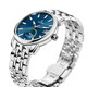 
Titoni men's watch Master series automatic mechanical astronomy certification calendar kinetic energy display Swiss watch 41mm steel belt blue disc 94388 S-677