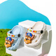 Europäische Kinderruhschuhe, Wollteam, Jungen und Mädchen, weiche Bodensandalen, Baby -Haus- und Innensandalen, Lochschuhe, Eva Sky Blue Archie B2334 20 -21 [innere Länge 13,5 cm] 140