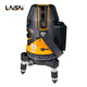 
Laise laser five-line high-bright green light leveling instrument high-precision strong light LS686SPD infrared thin line marking automatic leveling instrument [red cursor standard configuration] LS686SPD