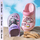 Pig Dad Chaussures de trou pour enfants pour filles Summer Indoor Home Non-Slip Baby Girl 2025 Nouveaux enfants à mi-part