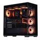 GIGABYTE 5080 host AMD core display 9800X3D/9900X/9950X assembled computer e-sports game machine black myth rendering design desktop computer with an R9 9900X core display host