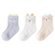 Nanlu Frühlings- und Sommerbaby Puff Mesh Socken Baby Ice Seide Dünne Socken Neugeborene Knochenlosen Socken Cartoon Süßes Kleidungsstück schöne Socken 9757 Mesh 3 Paare 6-Dezember (en)