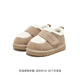 Ying's YEEHOO shopping mall same style children's shoes autumn and winter warm imitation sherpa casual shoes baby toddler shoes cream 23 feet long 13.3-14.5/inner length 14.7