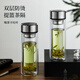 Fuguang double-layer glass large capacity with tea separator high borosilicate tea cup business men's office cup