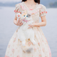 Chongker宠客三花猫包仿真毛绒玩偶治愈生日礼物女生 淡三花背包+珍珠围脖