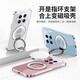Popular Cent (MSMF) Pearl Snake Huawei Case de teléfonos móviles con soporte giratorio magnético de fulcro integrado anillo de cáscara de fulcre Hebilla magsafe carga inalámbrica serpiente año limitado de lujo adecuado para hombres y mujeres con cáscara [rojo chino] Pearl Snake-ZBl38888g Huwei Mate70