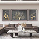 Aohan modernes Licht Luxus Wohnzimmer Dekorative Gemälde Fulu Elefant Sofa Hintergrund Wandhänge Malerei einfach