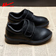 Huili boys' leather shoes campus performance shoes casual versatile little gentleman British etiquette children's shoes 0052 black 31
