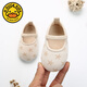 G.DuckKids Petit canard jaune printemps et automne Nouveau coton coloré Soft Sole Baby Chaussures 2025 hommes et femmes bébé Soft Sole Girls Indoor Chaussures pour les tout-petits Coton coloré à cinq points Longueur intérieure CM 11