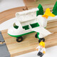Yunya Holzstraße Set Magnetic Electric Car Head Building Blocks Moderiertes Neujahrsspielzeug für Kindergeburtstagsgeschenk 100 Stücke von Städten Themen Zugschienen für Zugkopf